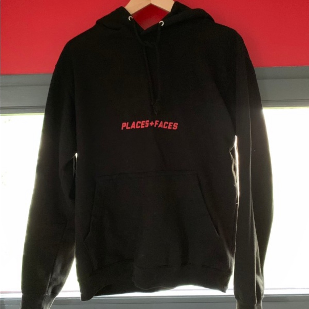 Places + faces hoodie